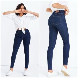 Madewell Blue Skinny Jeans High-Waisted